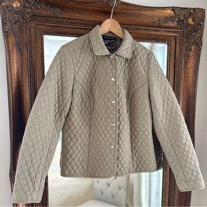 Briggs New York Quilted Tan Jacket